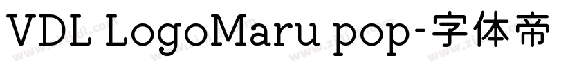 VDL LogoMaru pop字体转换